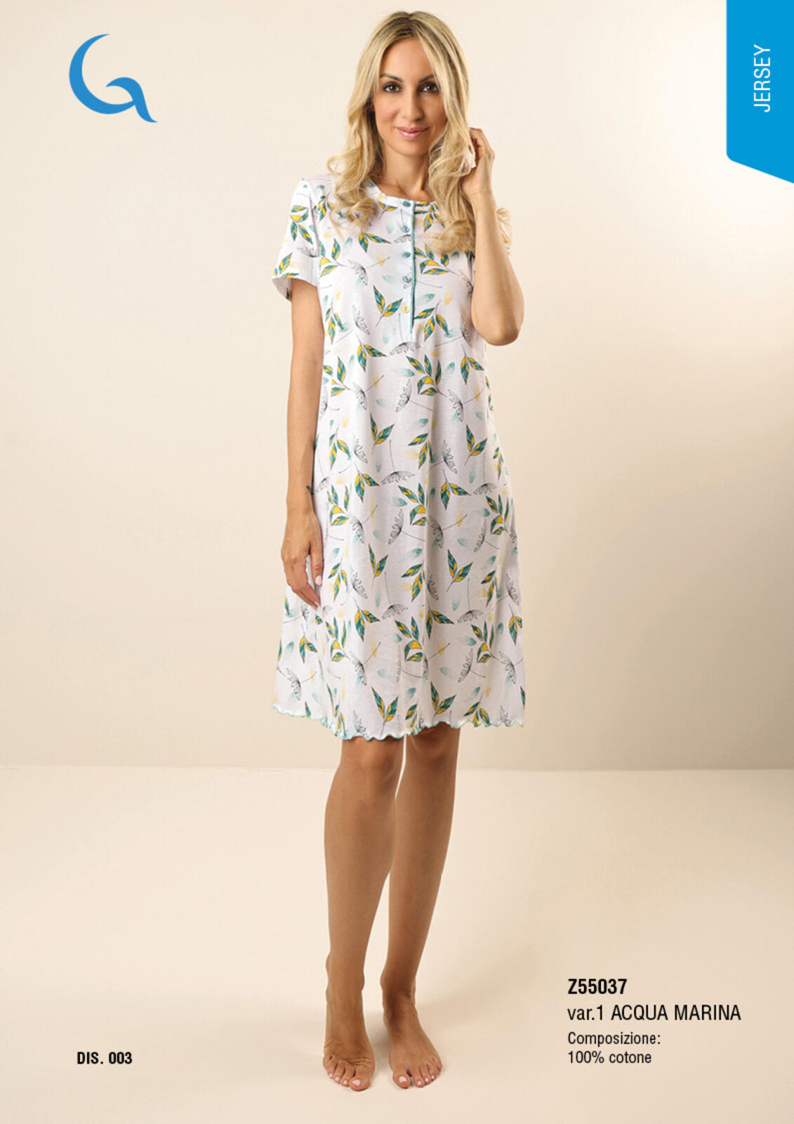 CAMICIA NOTTE M/M DONNA Z55037 Tellini S.r.l. Ingrosso Abbigliamento